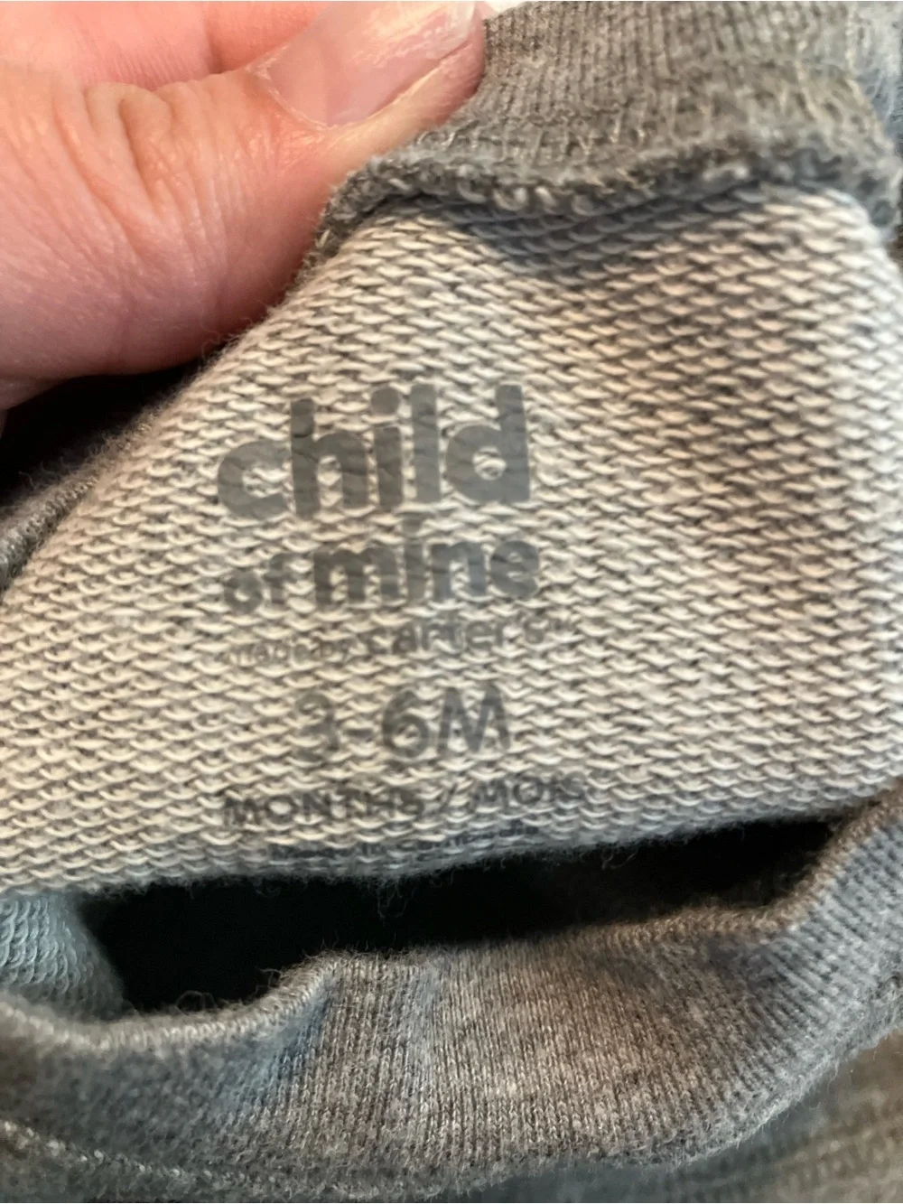 Carters gray knit